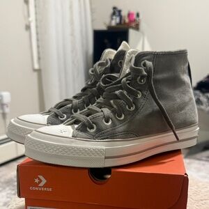 Converse Charcoal Canvas High-Tops
